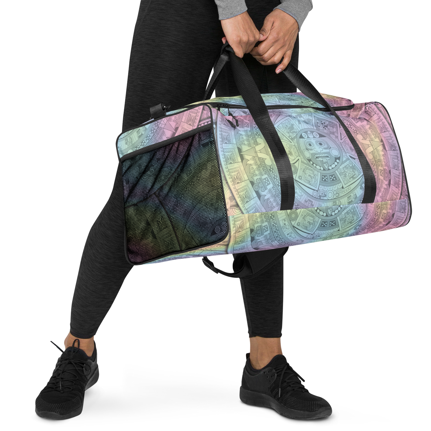 Pastel Aztec Calendar - Duffel Bag