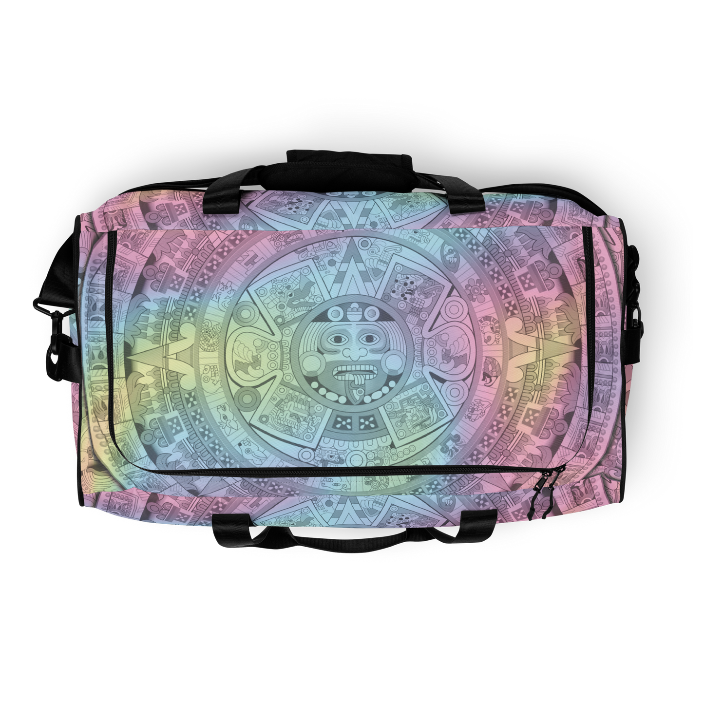 Pastel Aztec Calendar - Duffel Bag