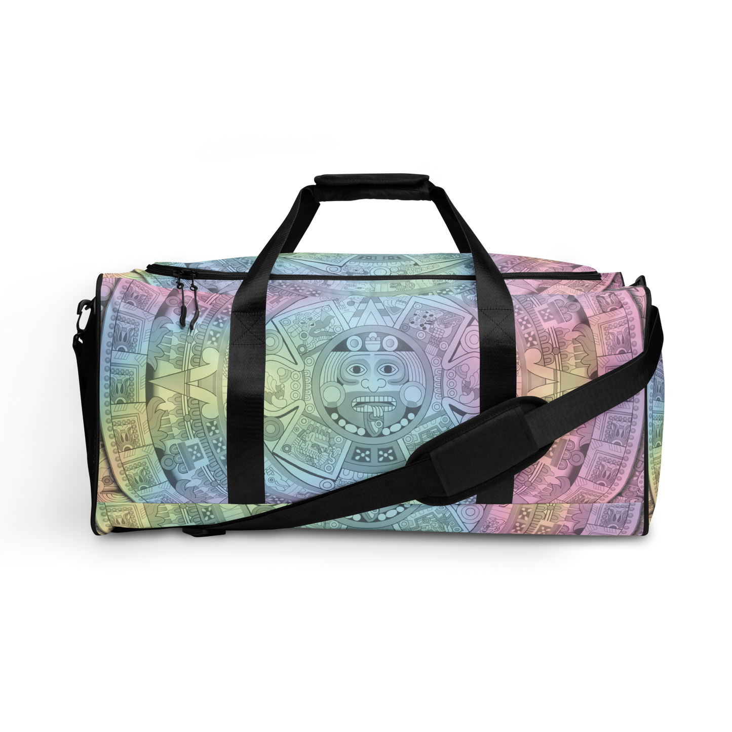 Pastel Aztec Calendar - Duffel Bag