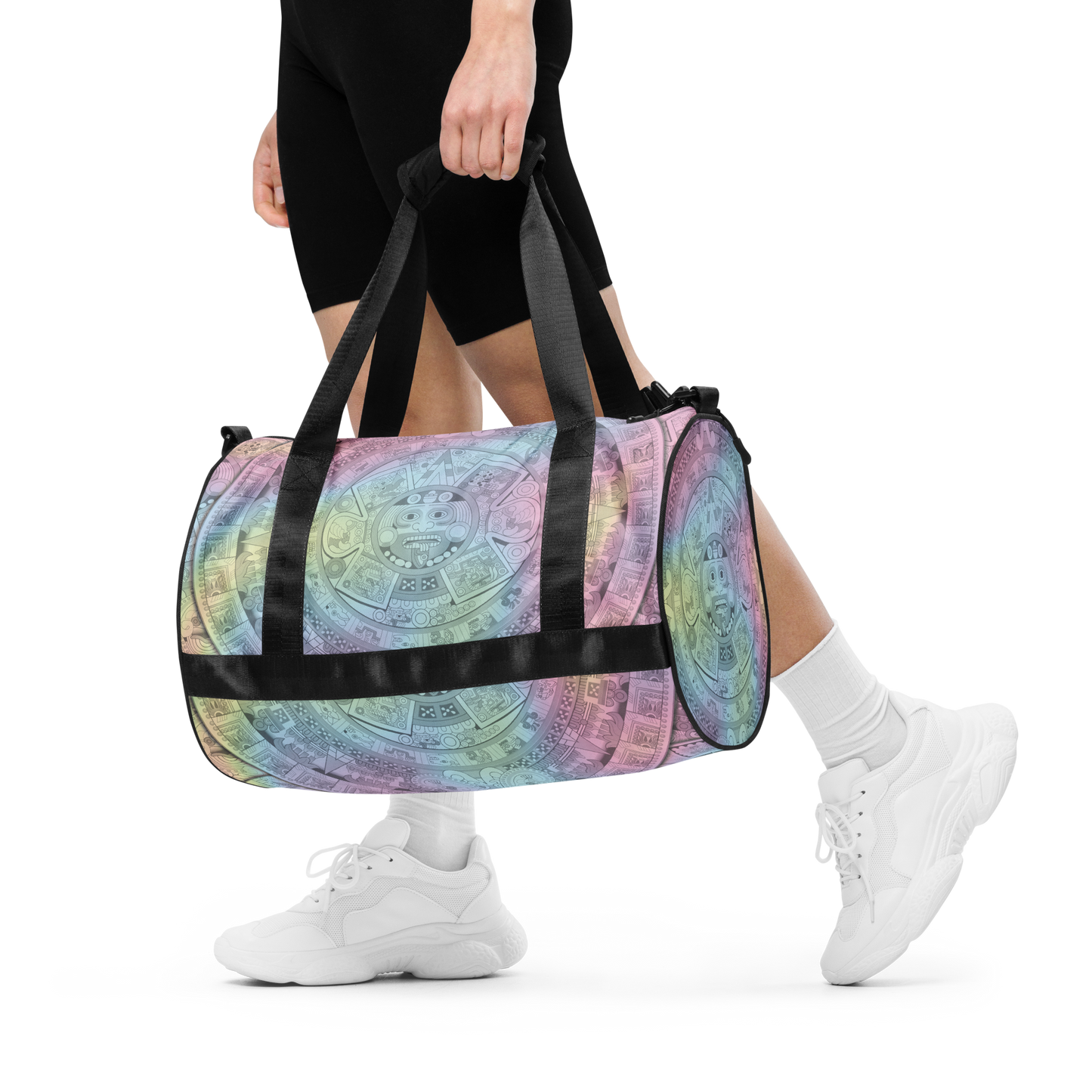 Pastel Aztec Calendar - Gym Bag