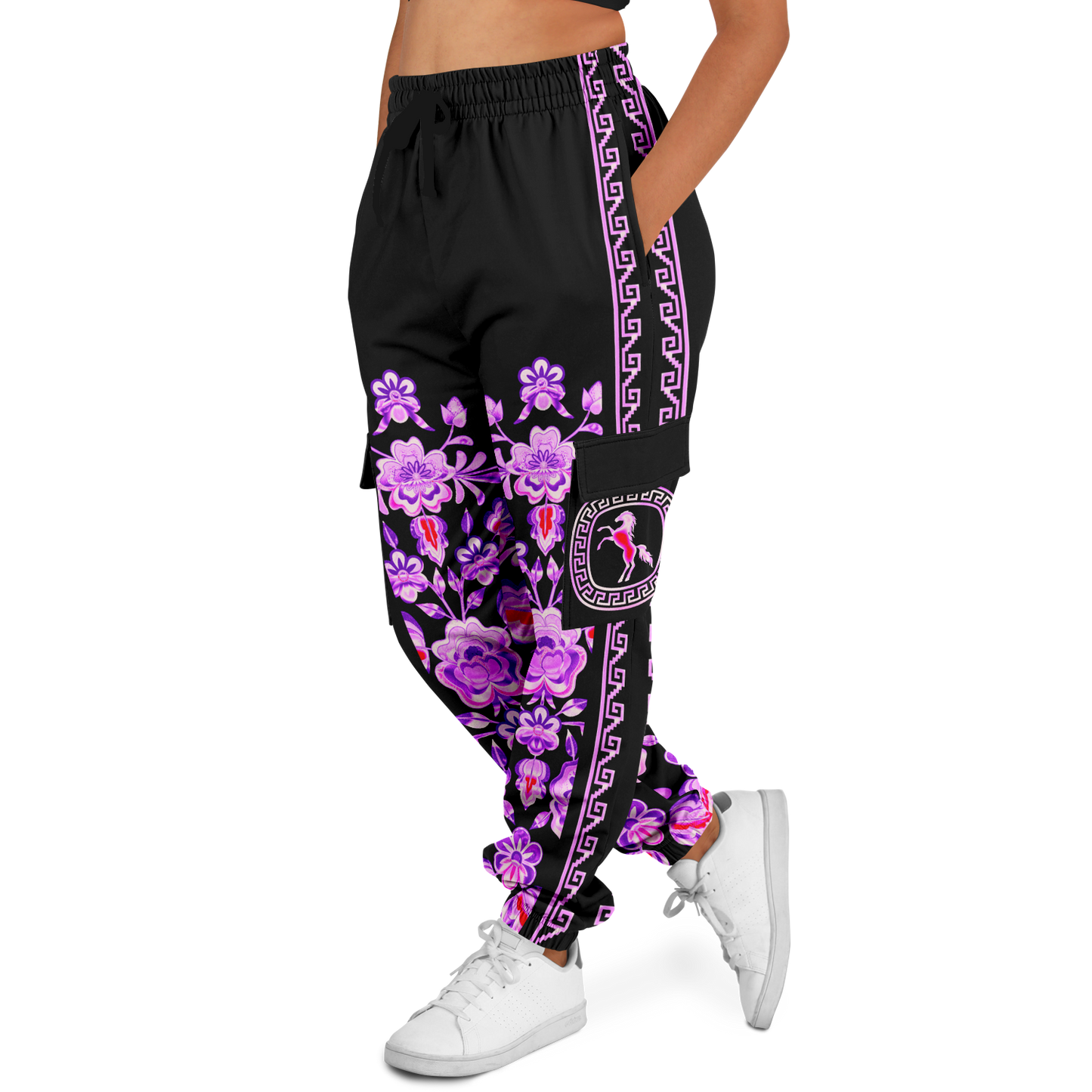 Pink Chrome Charro (Caballo/Horse) - Unisex Cargo Joggers