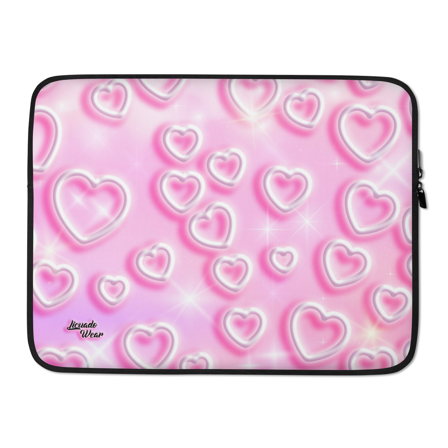 Pink Hearts 90s Baby - Laptop Sleeve