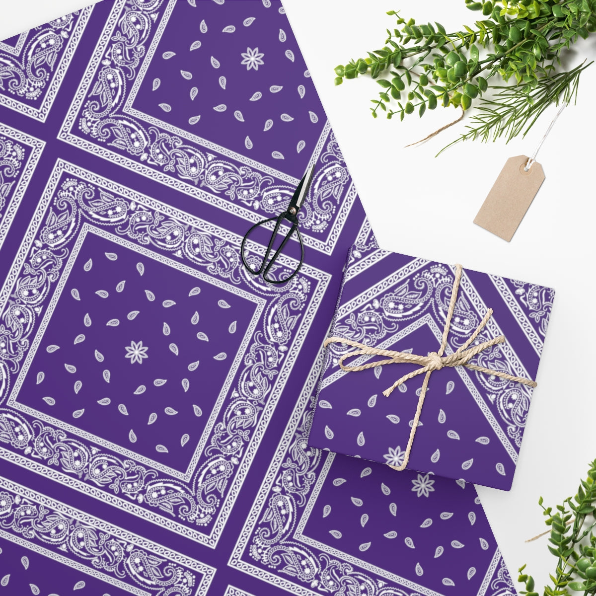Purple Bandana - Wrapping Paper