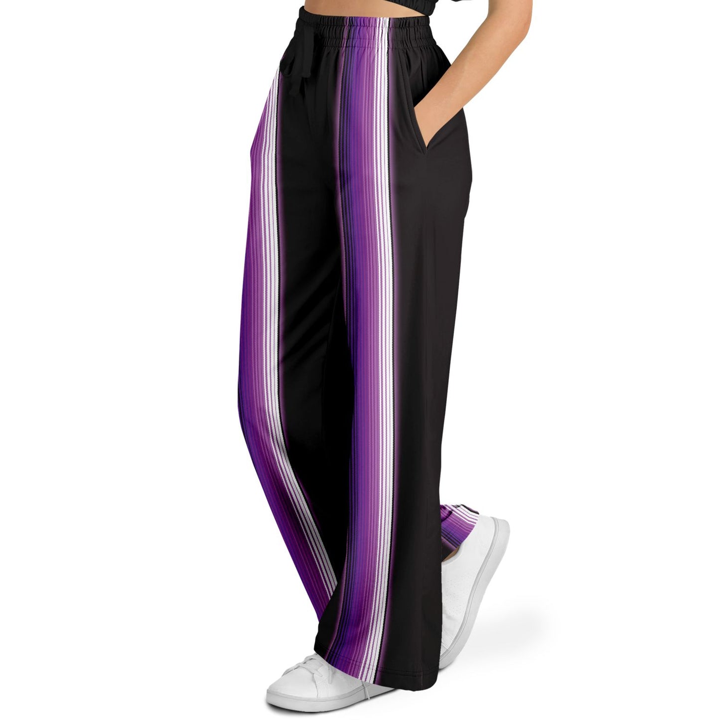 Purple & Black Zarape - Flare Pant