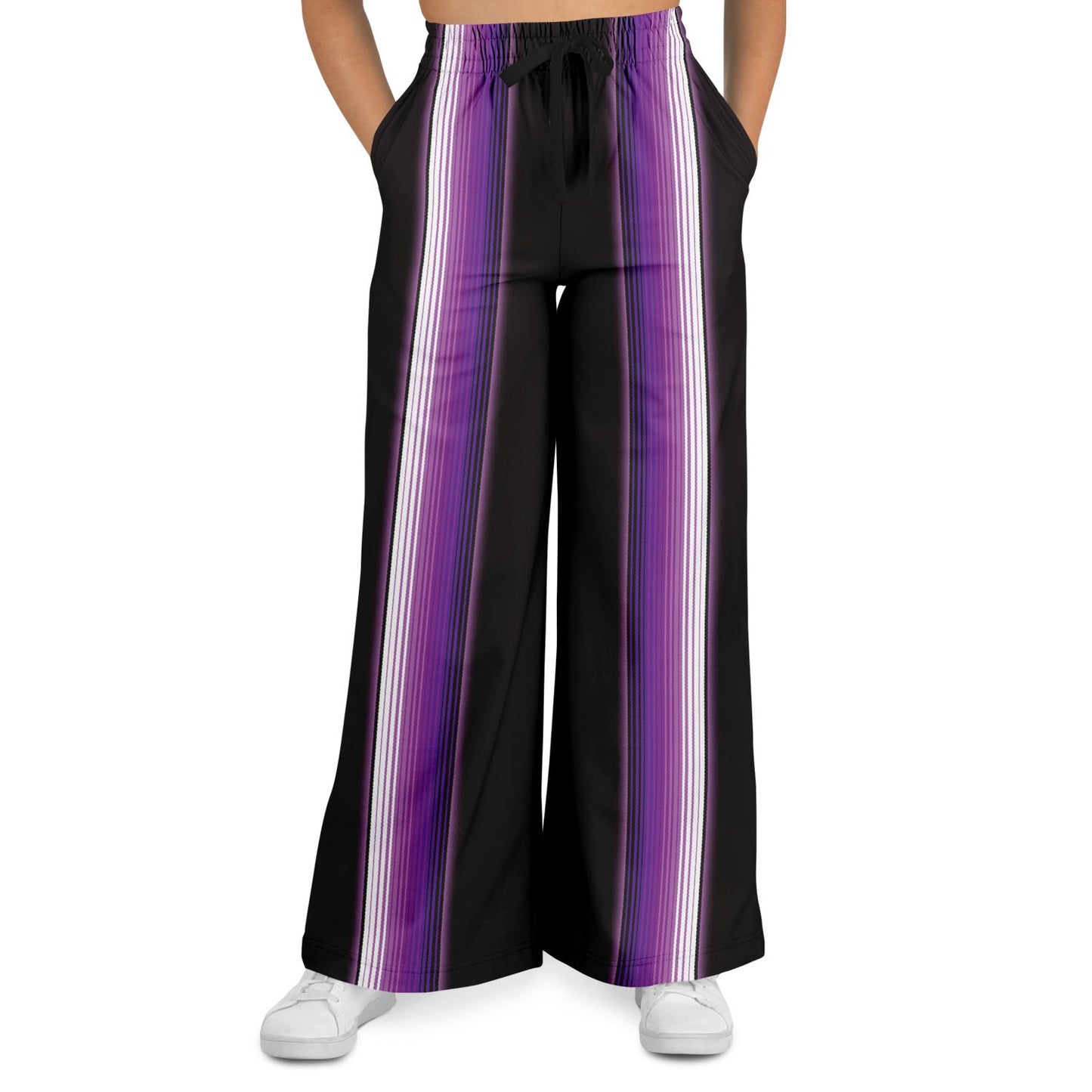 Purple & Black Zarape - Flare Pant