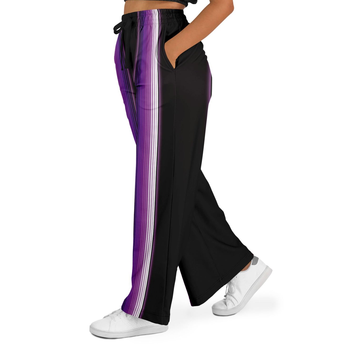Purple & Black Zarape - Flare Pant