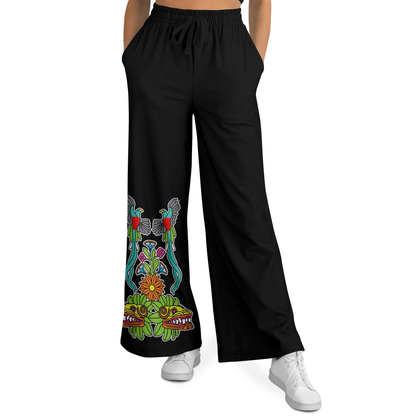 Quetzalcoatl y Flor - Flare Pant