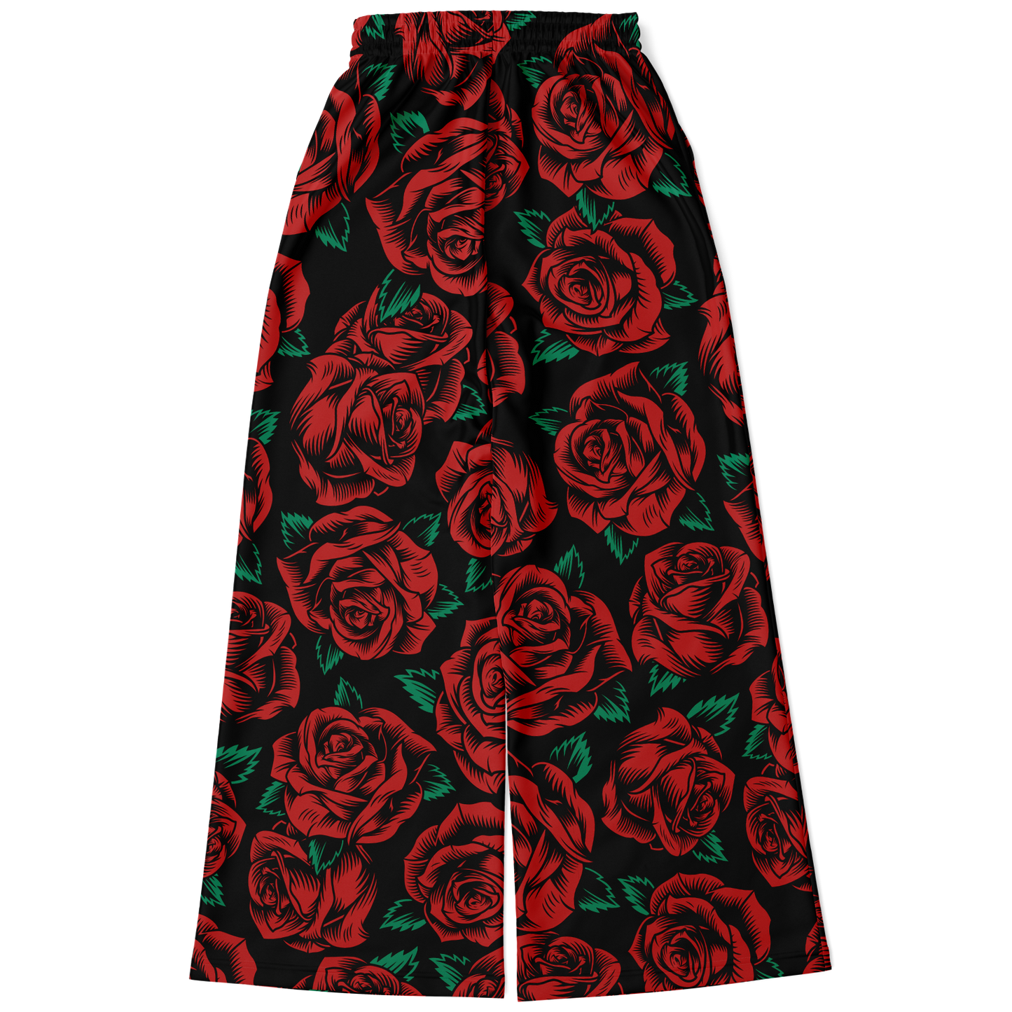 Red Roses - Flare Fleece Pant