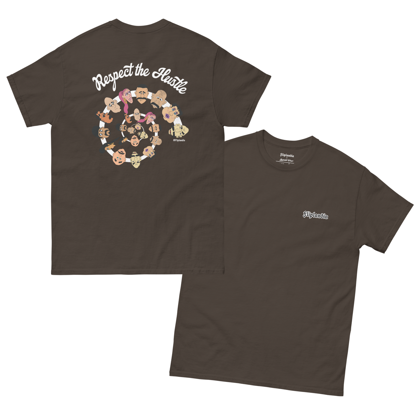 Respect the Hustle - Fliplandia Unisex T-shirt