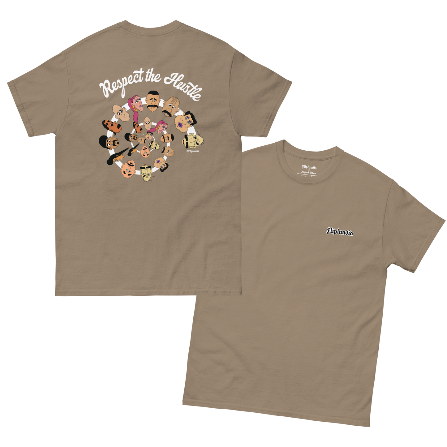 Respect the Hustle - Fliplandia Unisex T-shirt