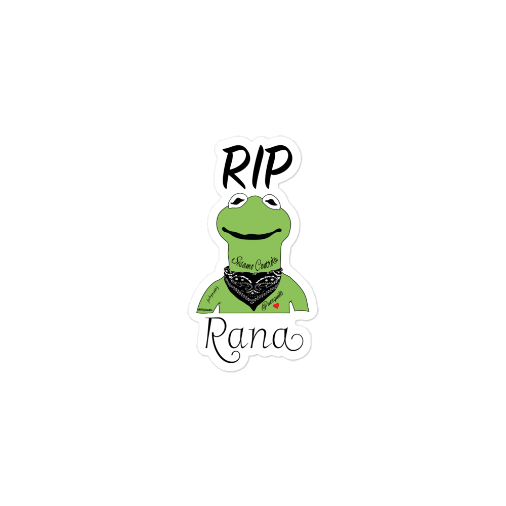 RIP Rana - Fliplandia Sticker (3 sizes avail.)