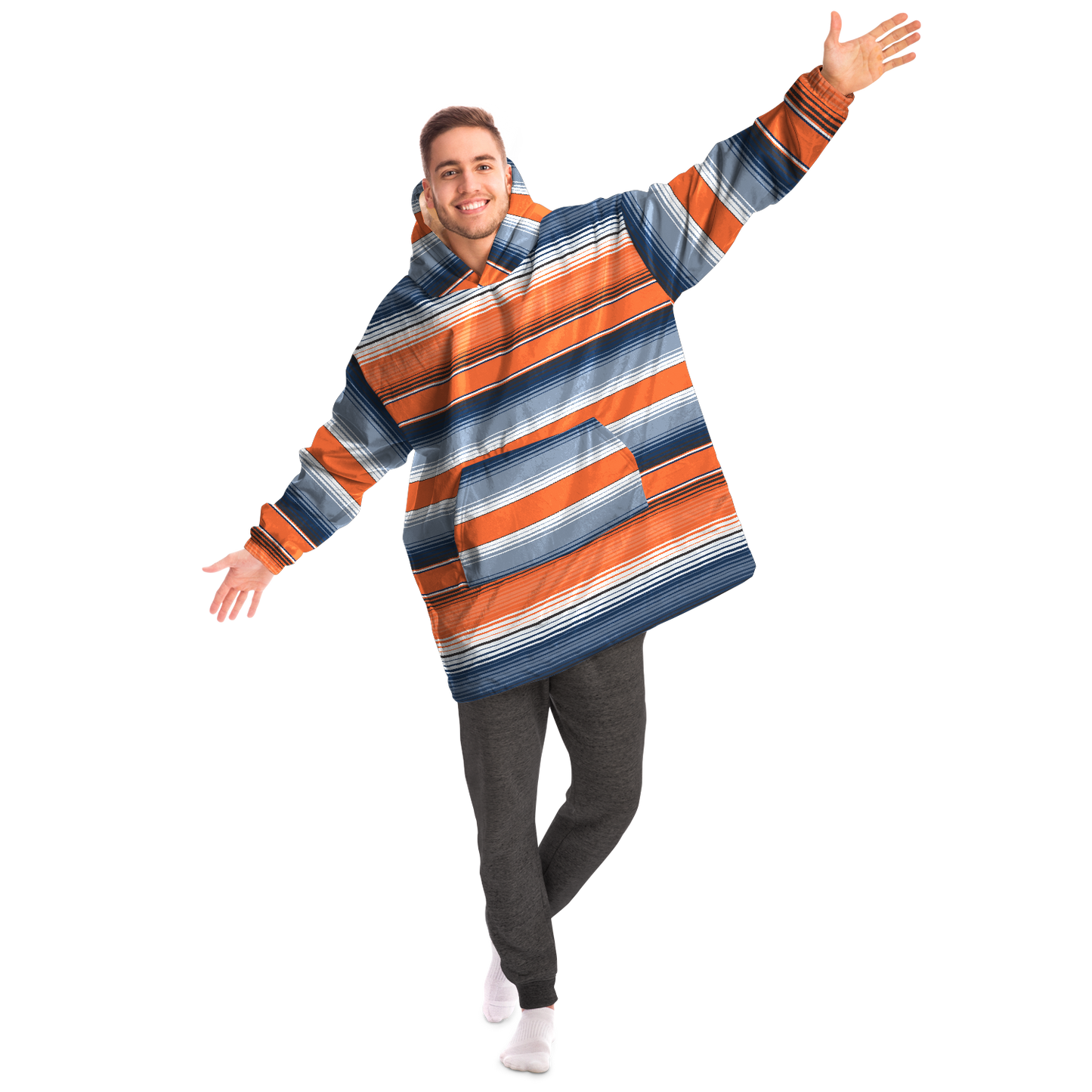 Sarape Denver Football Colors - Cobija Hoodie
