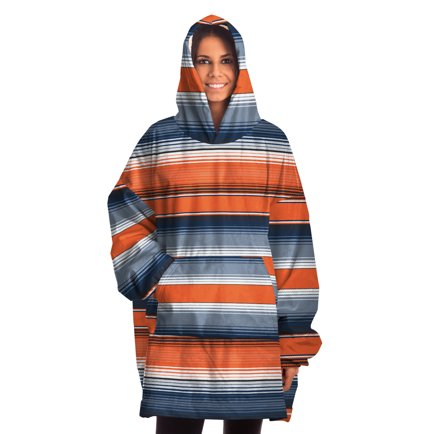 Sarape Denver Football Colors - Cobija Hoodie