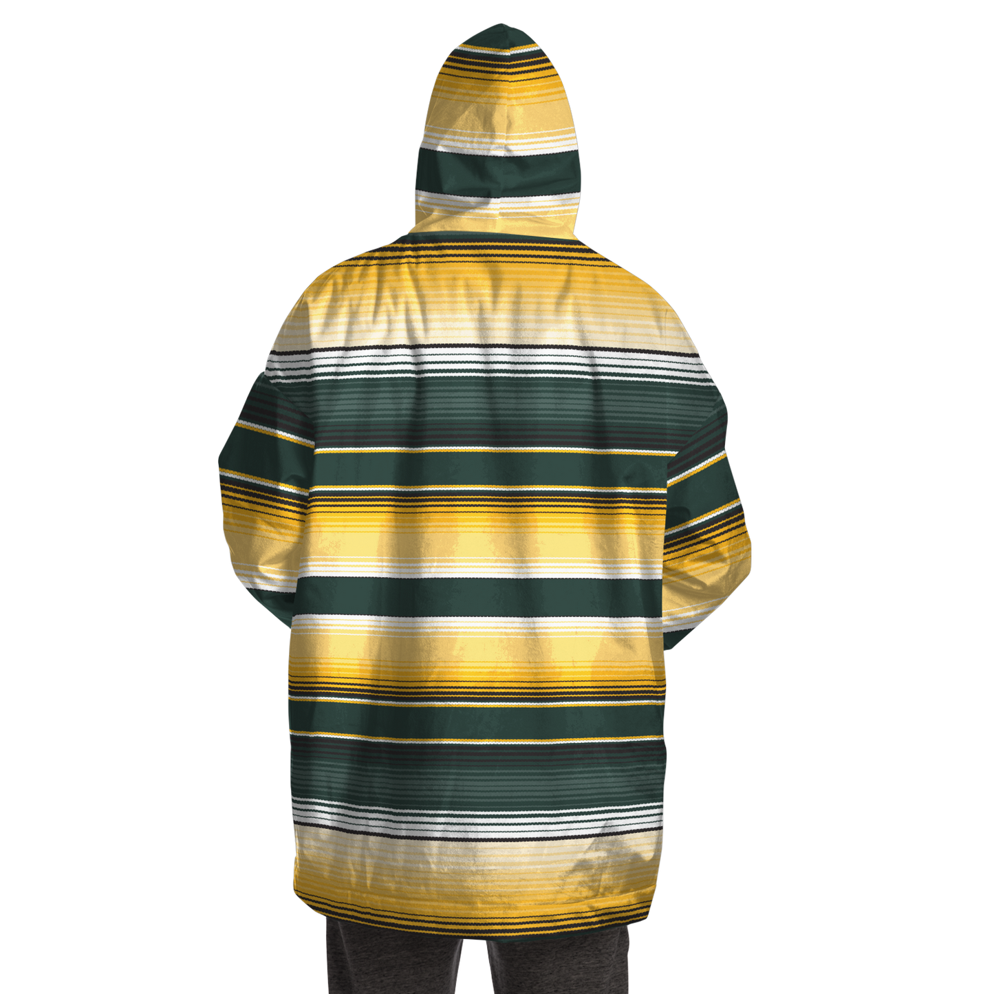 Sarape Green Bay Football Colors - Cobija Hoodie