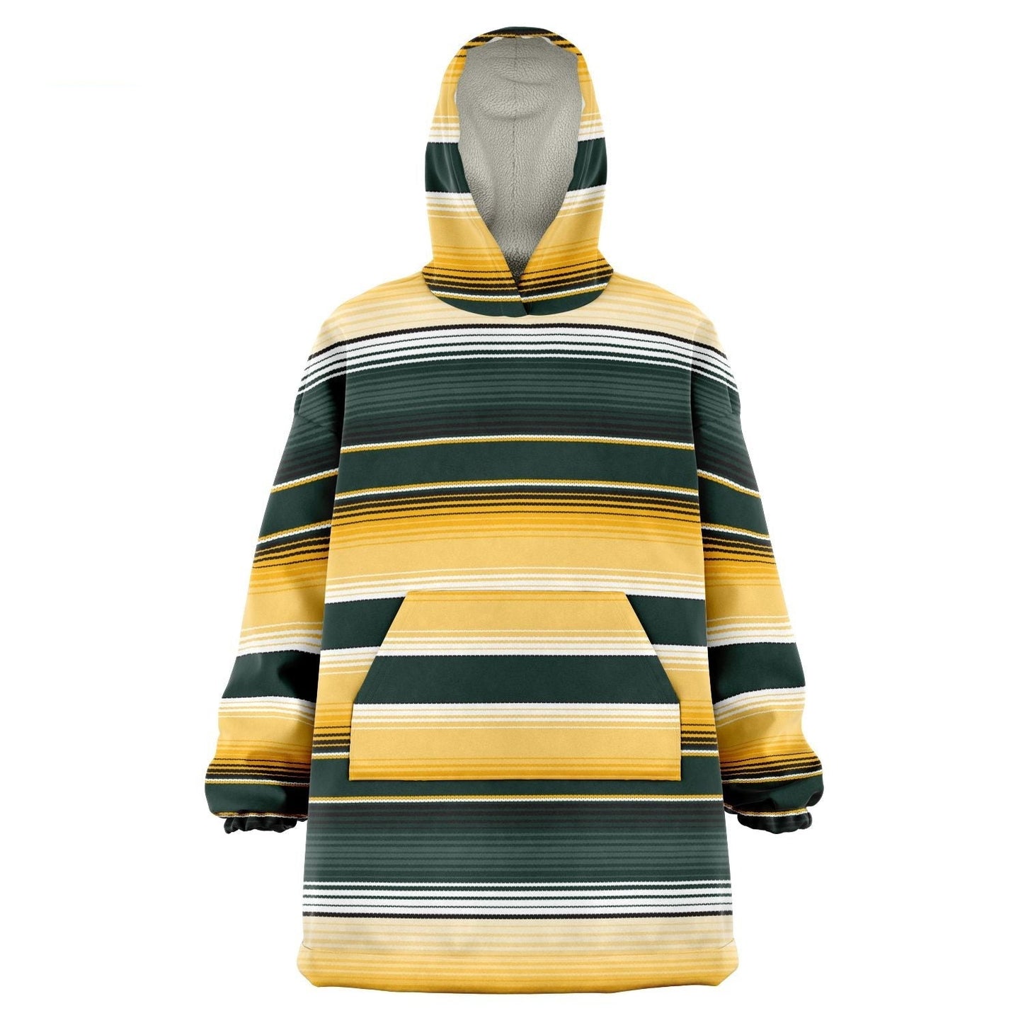 Sarape Green Bay Football Colors - Cobija Hoodie