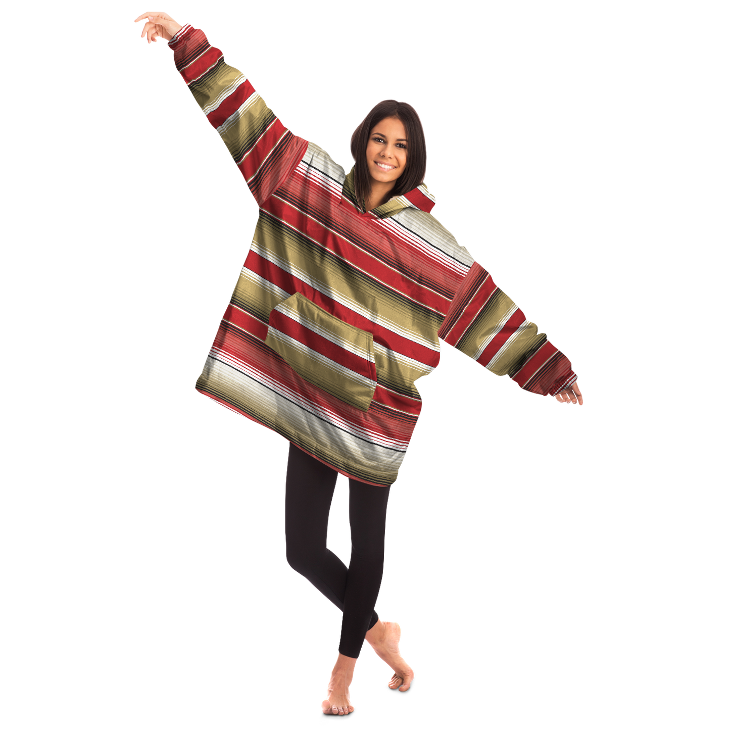 Sarape San Francisco Football Colors - Cobija Hoodie