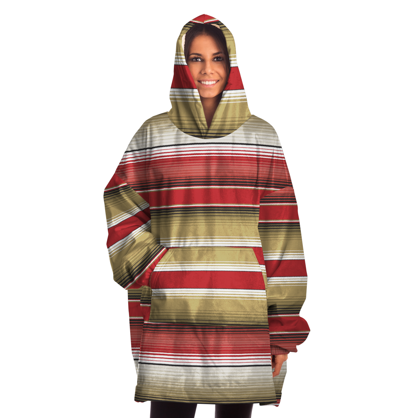 Sarape San Francisco Football Colors - Cobija Hoodie
