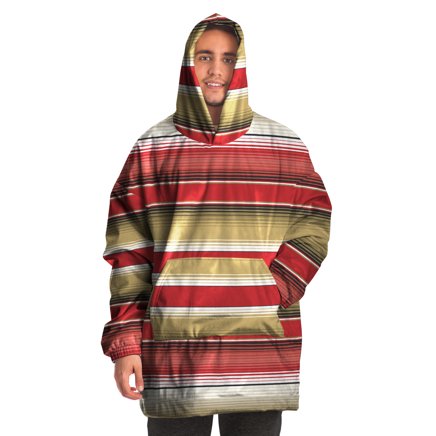 Sarape San Francisco Football Colors - Cobija Hoodie