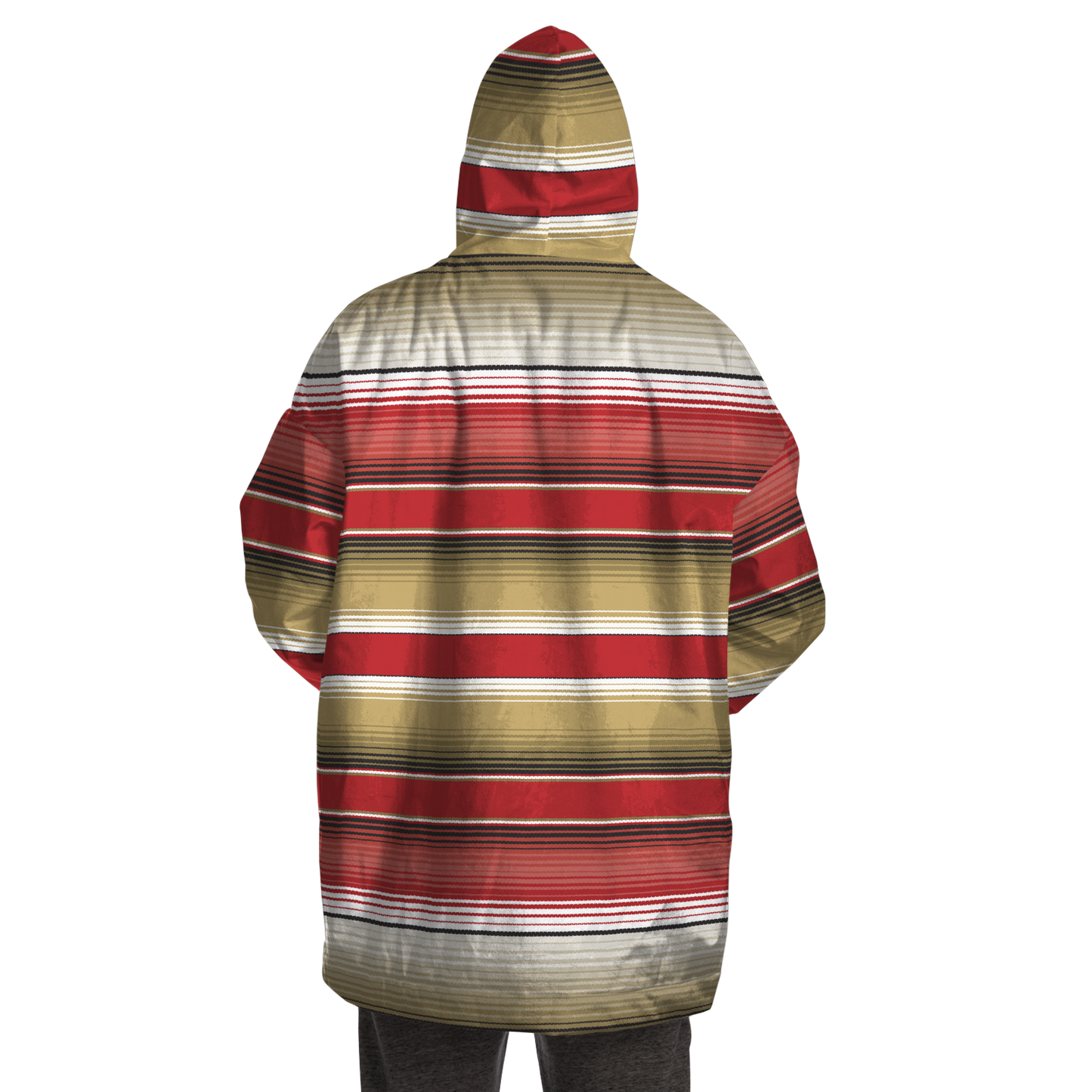 Sarape San Francisco Football Colors - Cobija Hoodie