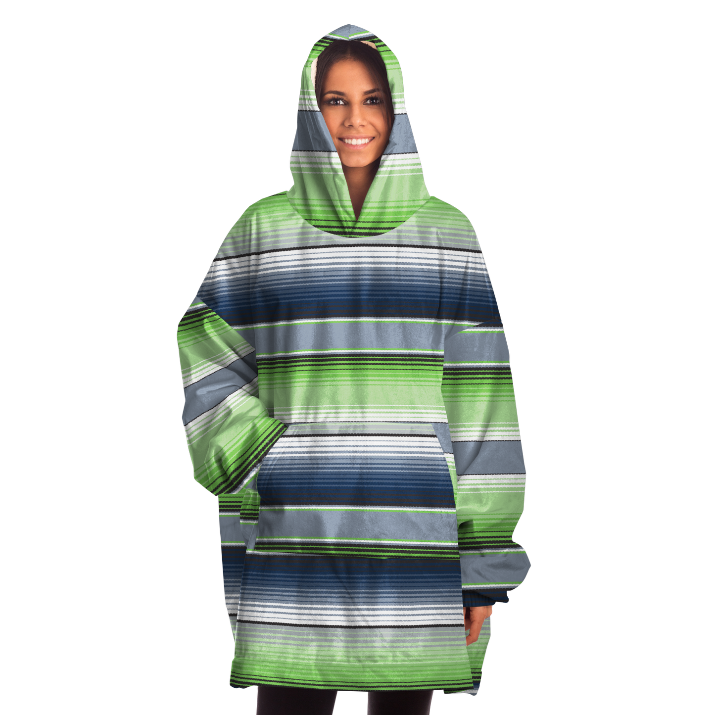 Sarape Seattle Football Colors - Cobija Hoodie