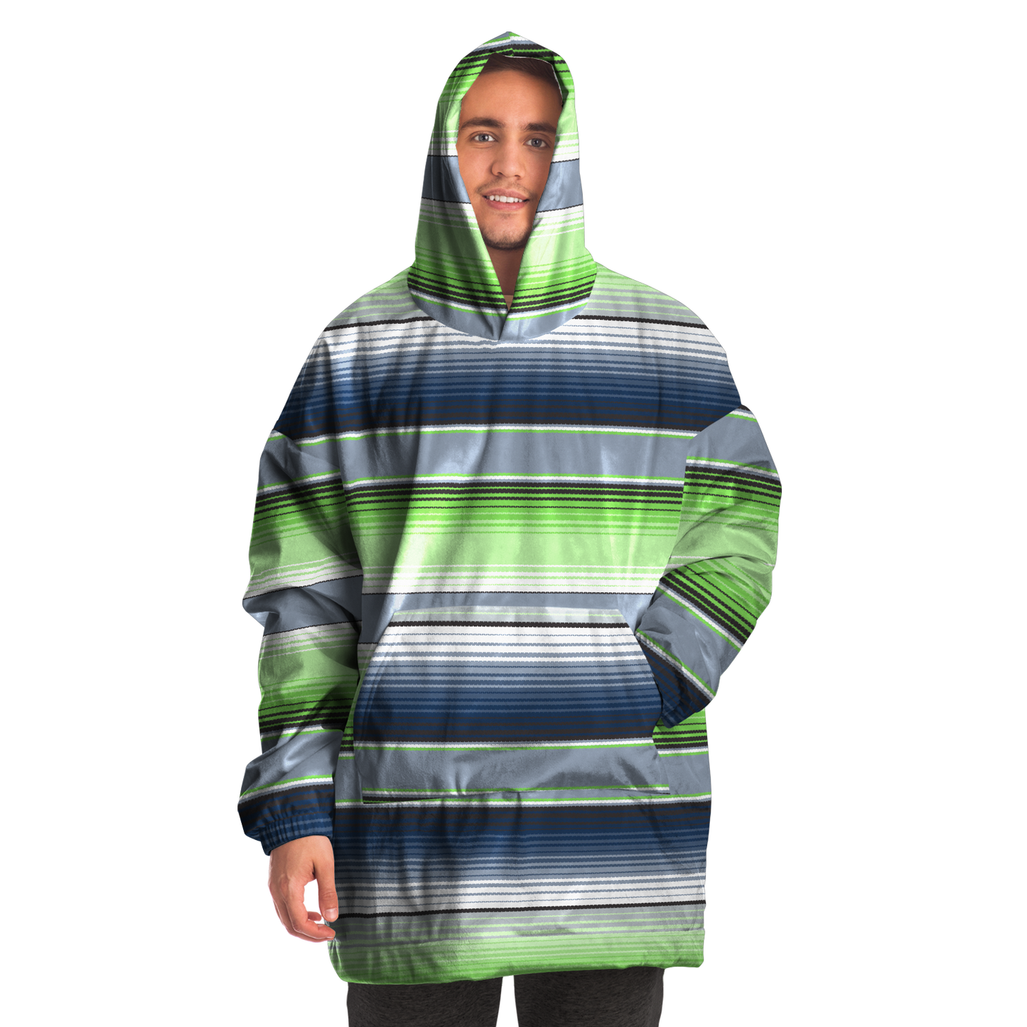 Sarape Seattle Football Colors - Cobija Hoodie