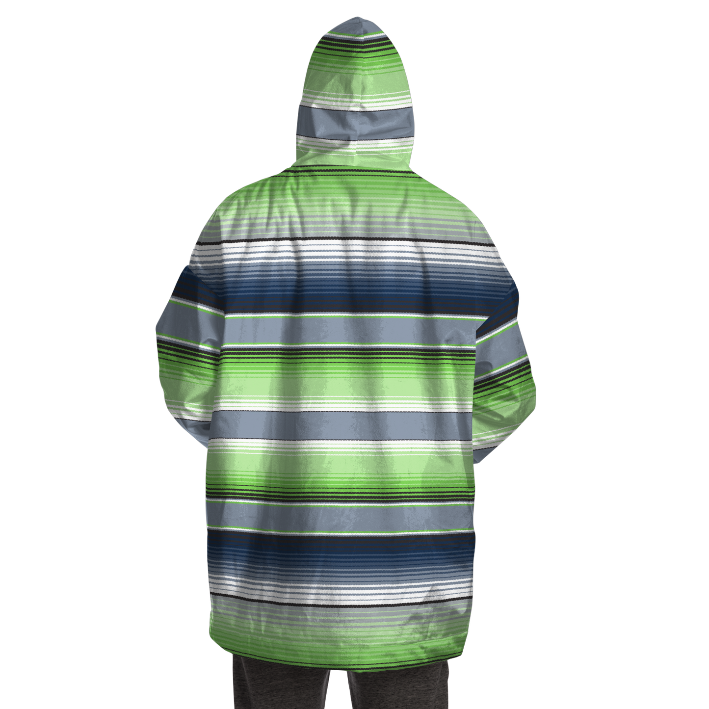 Sarape Seattle Football Colors - Cobija Hoodie