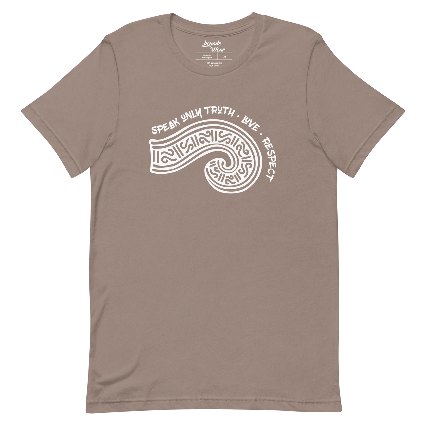 Speak Only Truth, Love, Respect (Mexica Speech Scroll) - Unisex Short-Sleeve T-Shirt