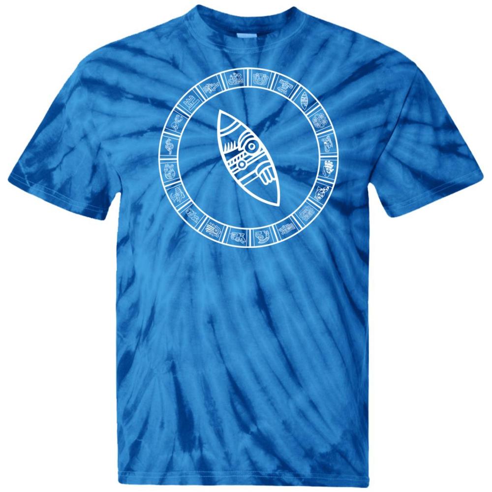 Tecpatl (Flint) - Unisex Tie Dye T-Shirt - Licuado Wear