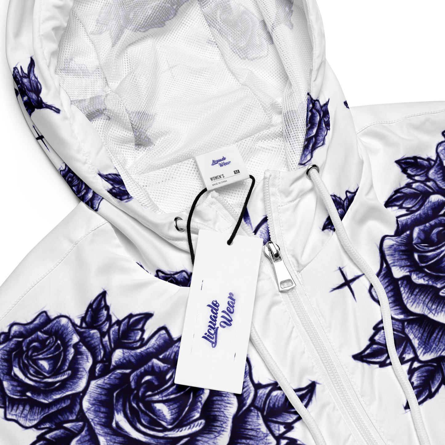 They tried to bury us... (Blue Bic Pen Style) - Cropped Windbreaker Jacket