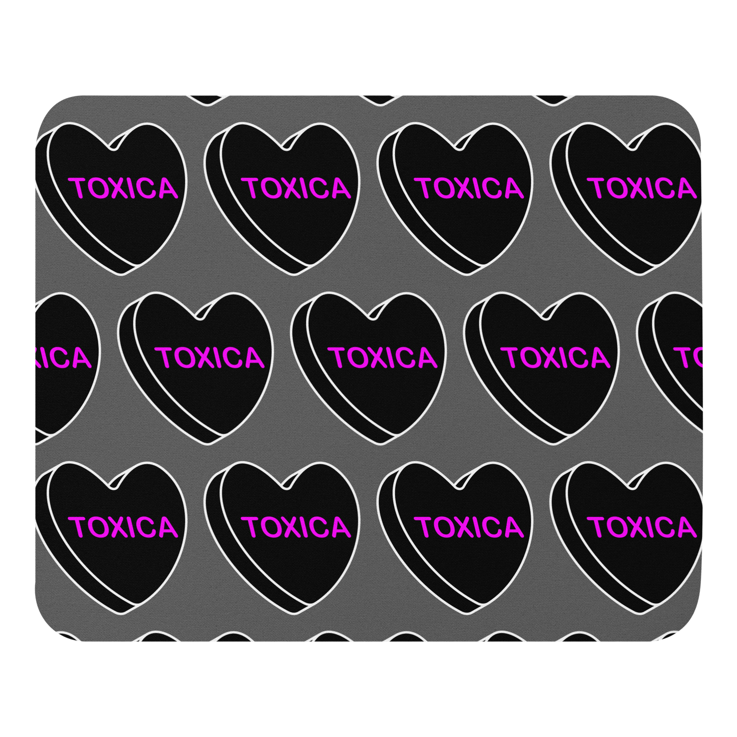 Toxica Candy Conversation Heart - Mouse pad