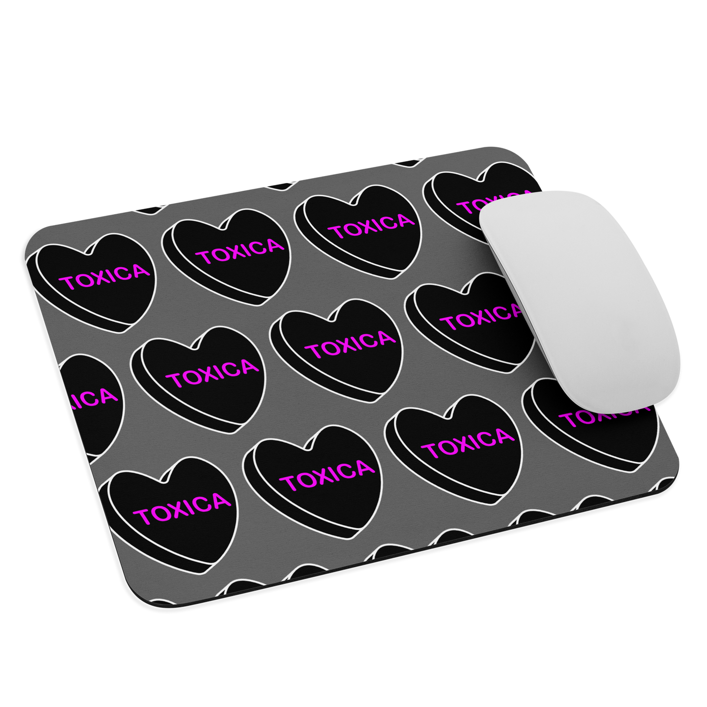 Toxica Candy Conversation Heart - Mouse pad