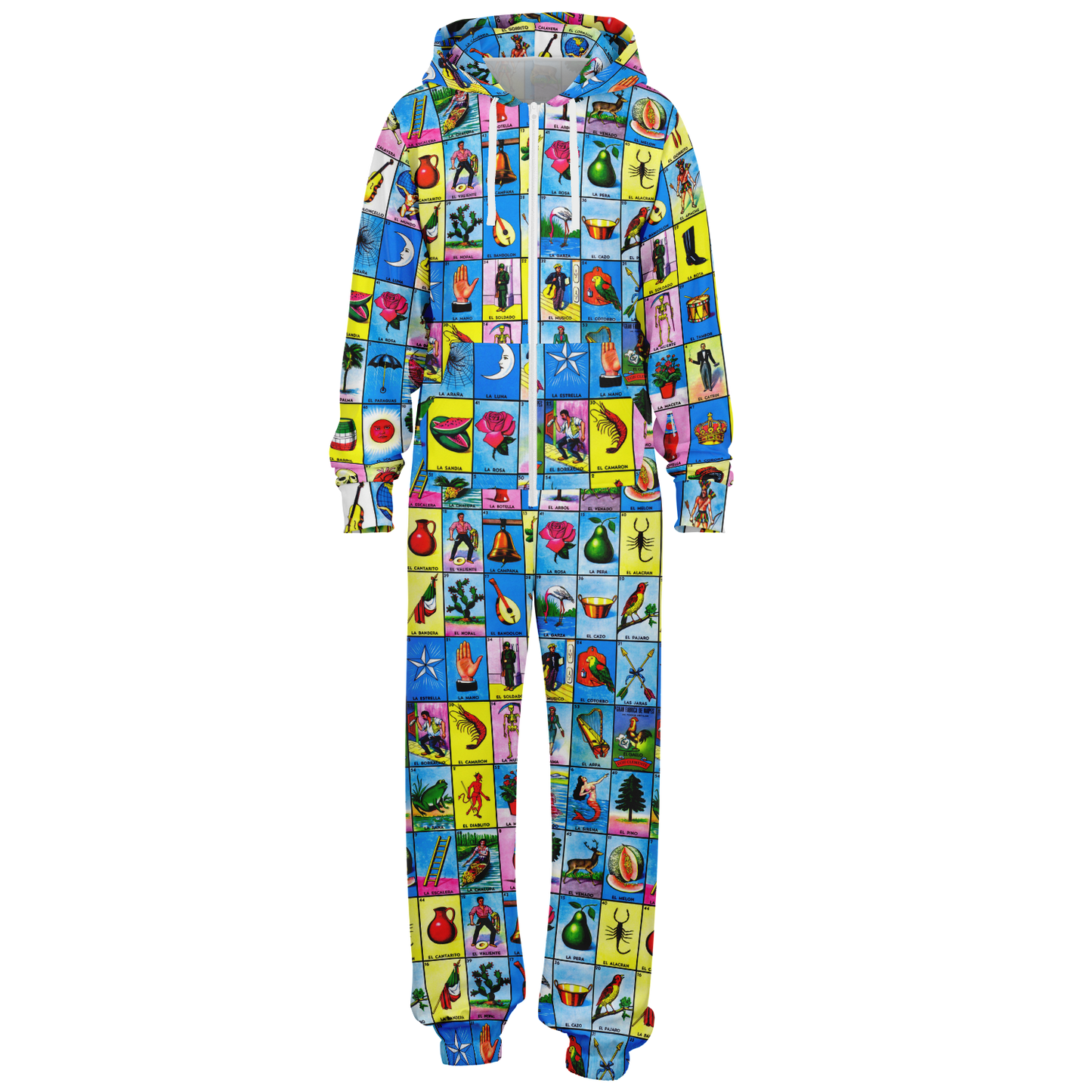 Traditional Lotería - Adult Fleece Onesie