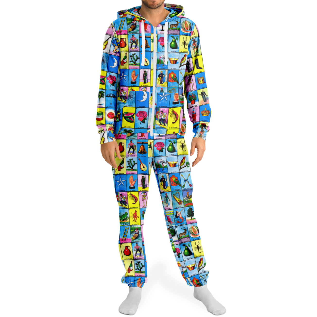 Traditional Lotería - Adult Fleece Onesie