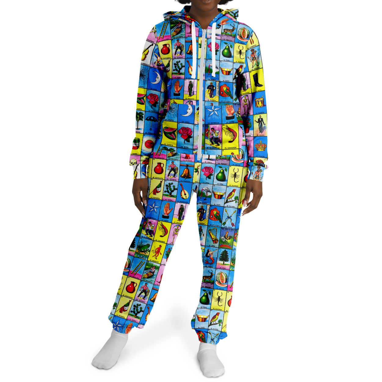 Traditional Lotería - Adult Fleece Onesie