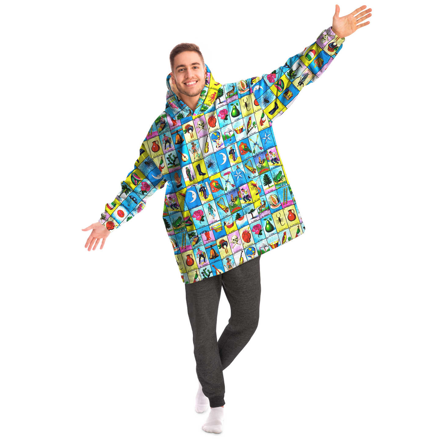 Traditional Lotería - Cobija Hoodie