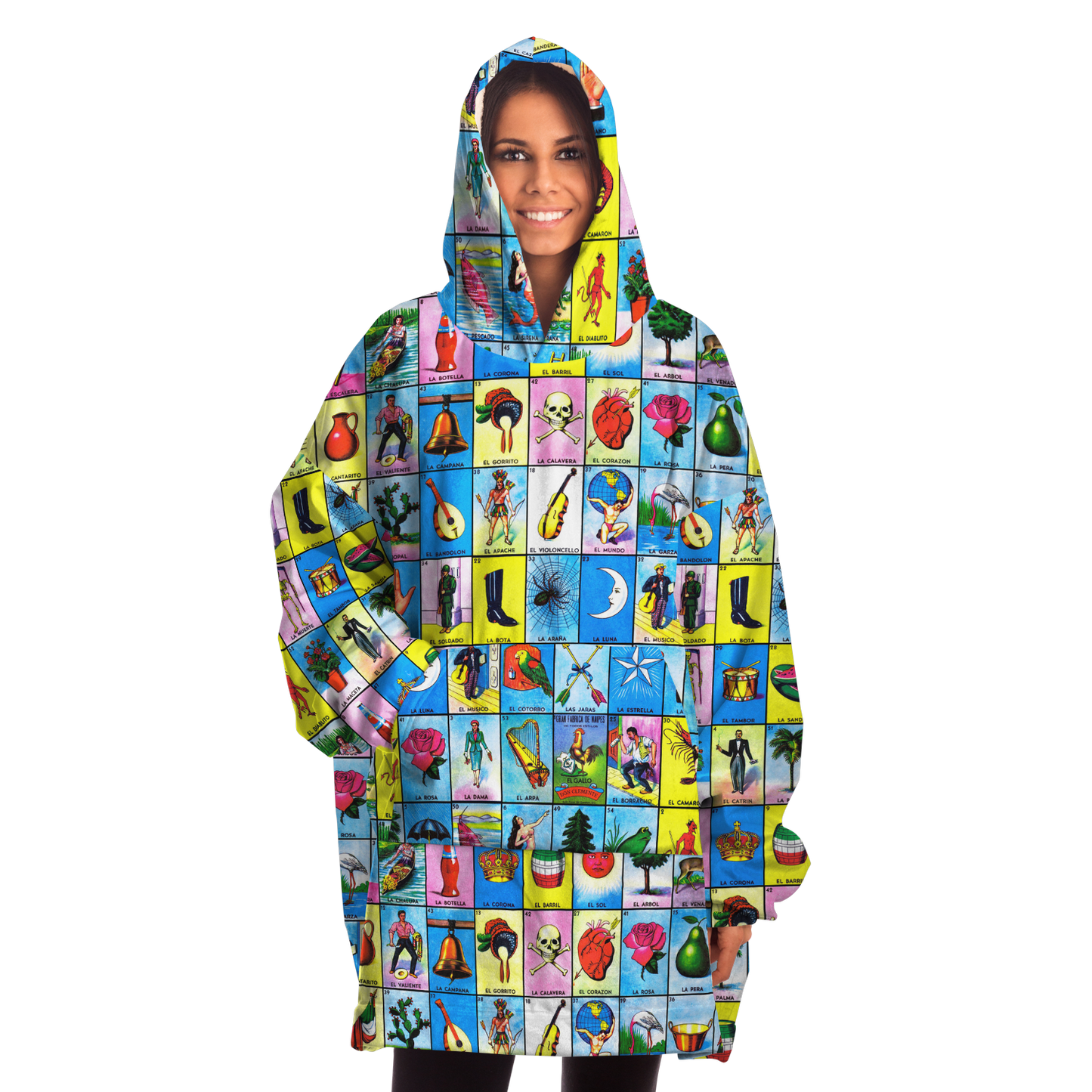 Traditional Lotería - Cobija Hoodie