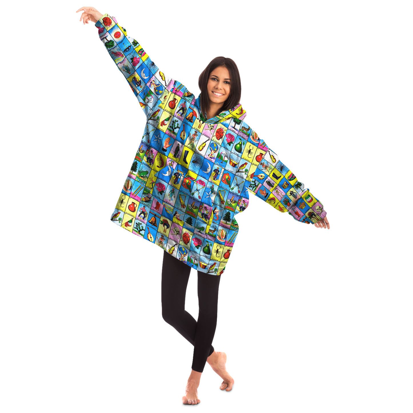 Traditional Lotería - Cobija Hoodie