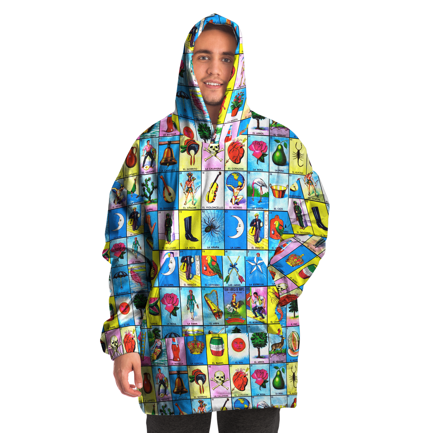 Traditional Lotería - Cobija Hoodie