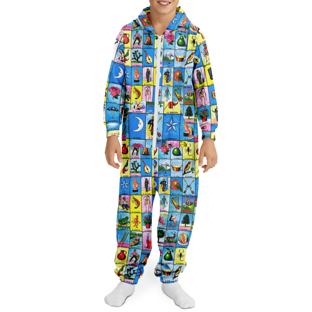 Traditional Lotería - Kids Fleece Onesie