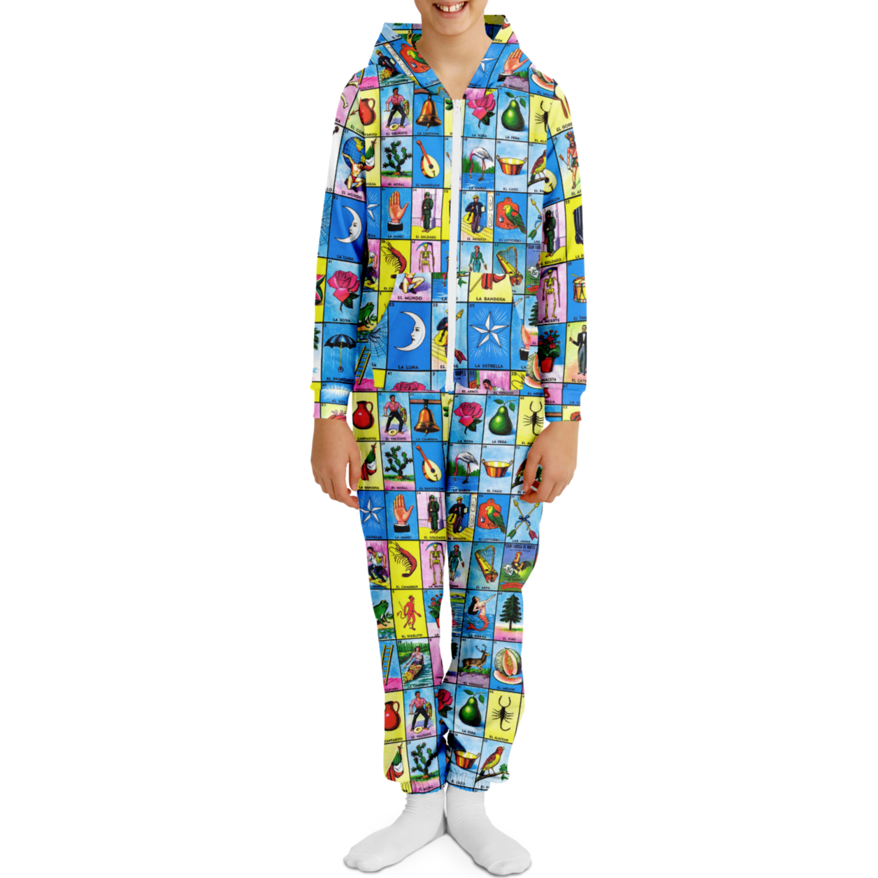 Traditional Lotería - Kids Fleece Onesie
