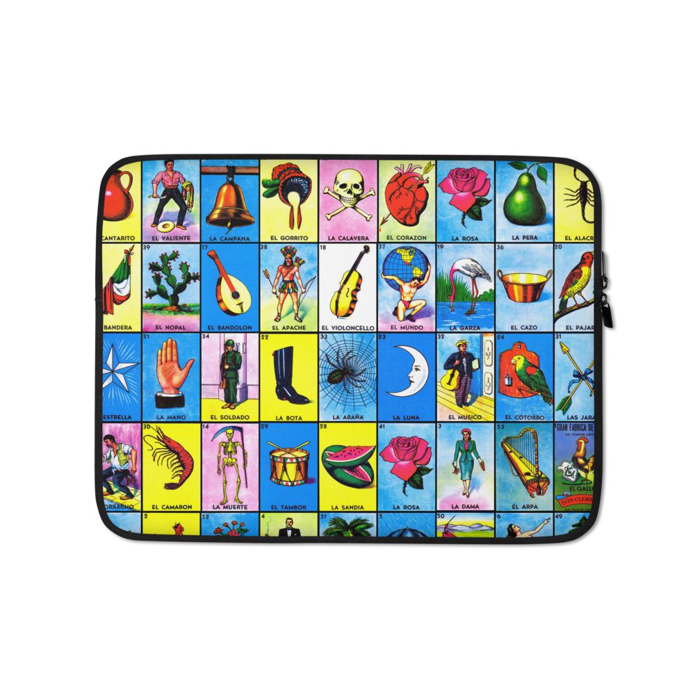 Traditional Lotería - Laptop Sleeve