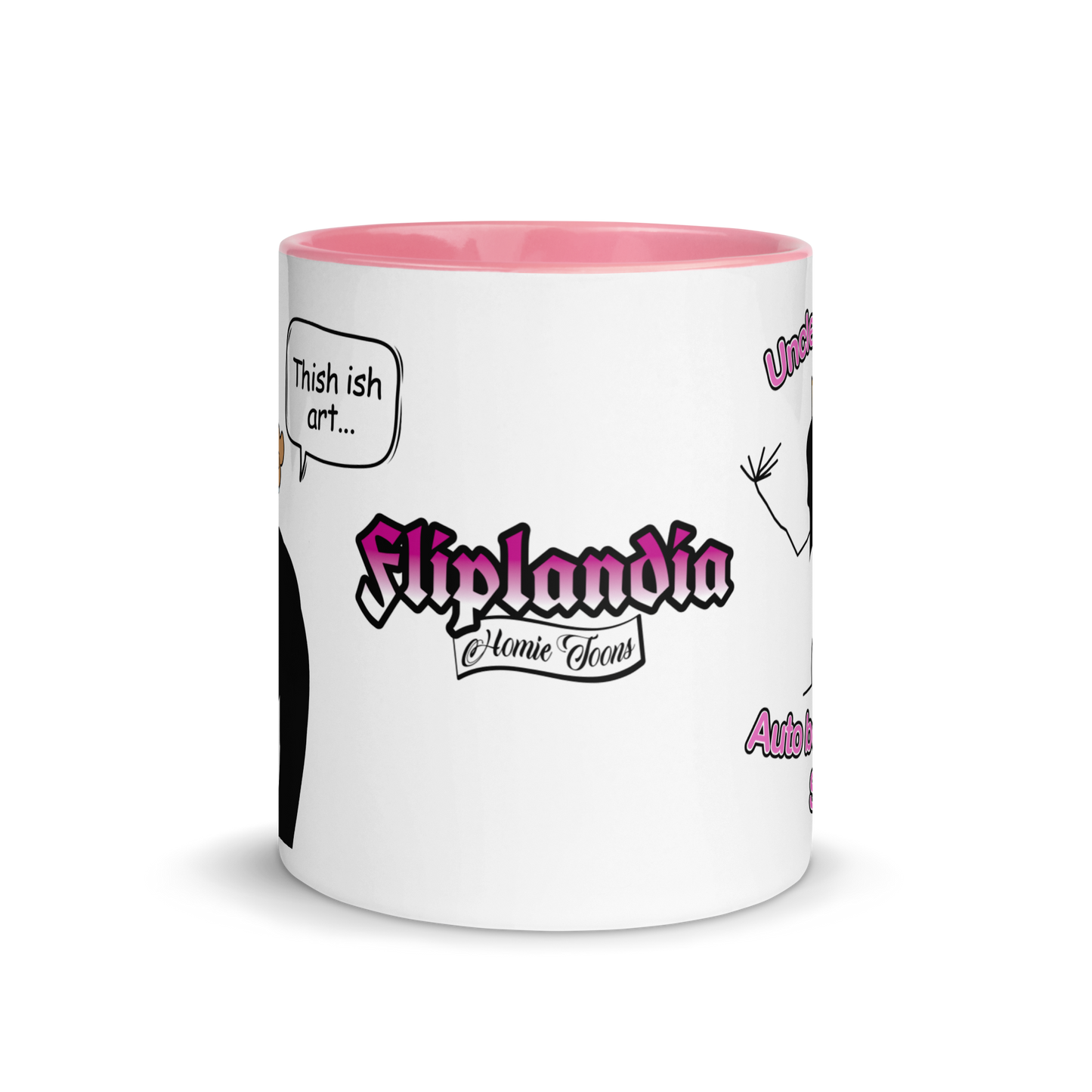 Uncle Shherio's Auto Body Shop (Aztec Princess Hood Art) - Fliplandia Mug