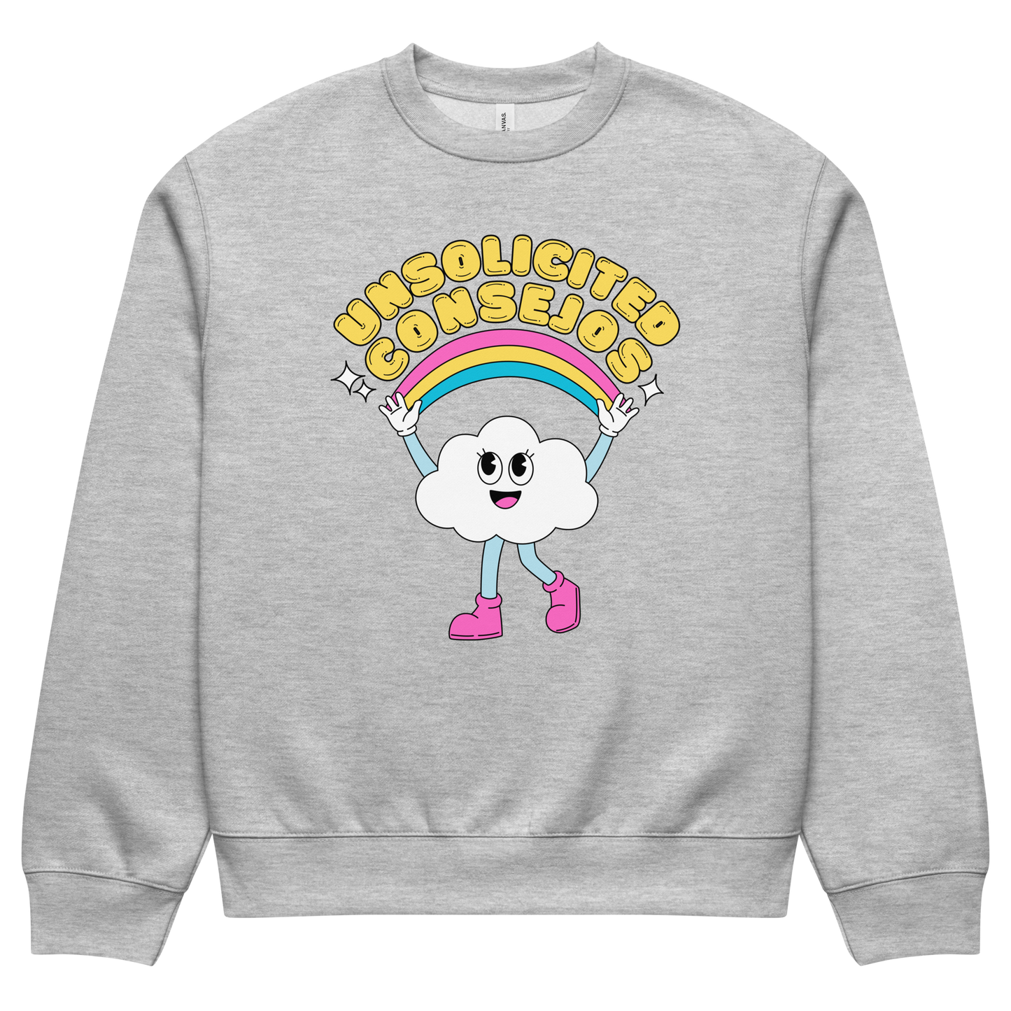 Unsolicited Consejos (Advice) - Oversized Unisex Heavyweight Crewneck Sweatshirt