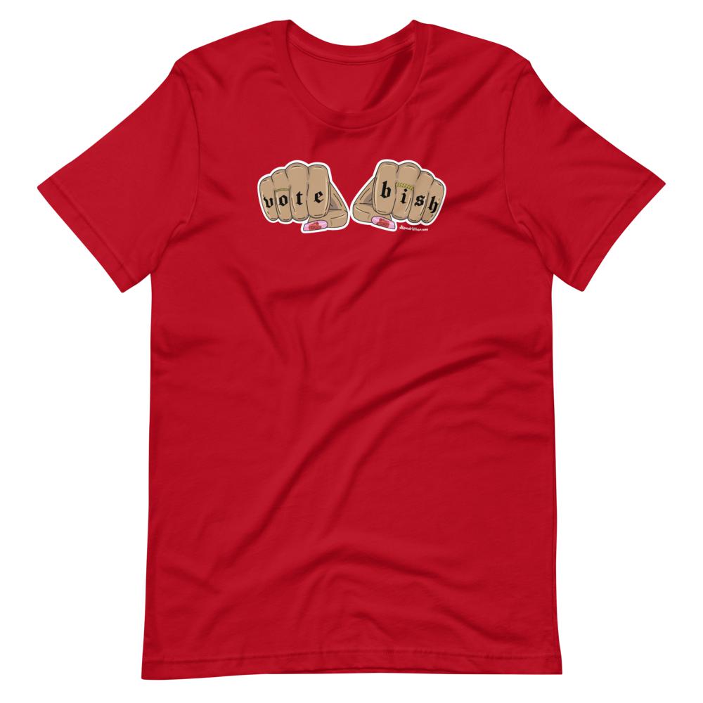 VOTE BISH - Short-Sleeve Unisex T-Shirt-T-Shirt-Licuado Wear