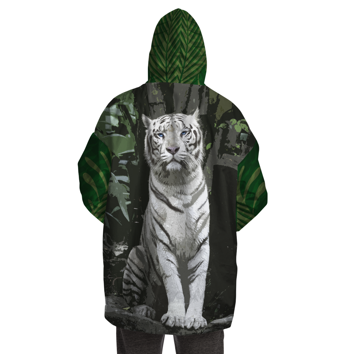 White Jungle Tiger - Cobija Hoodie