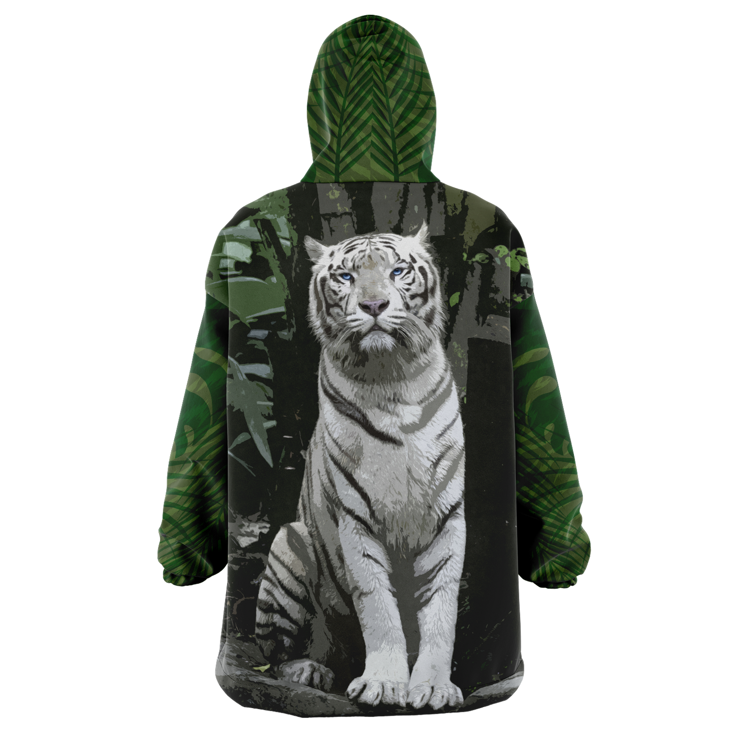 White Jungle Tiger - Cobija Hoodie