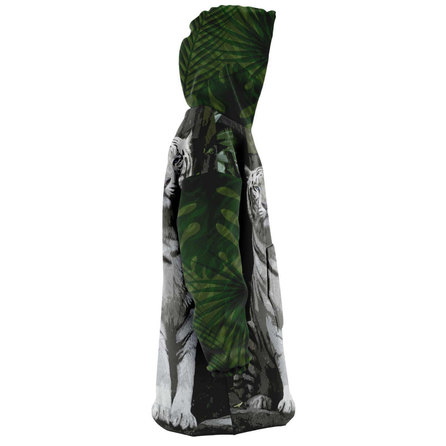 White Jungle Tiger - Cobija Hoodie