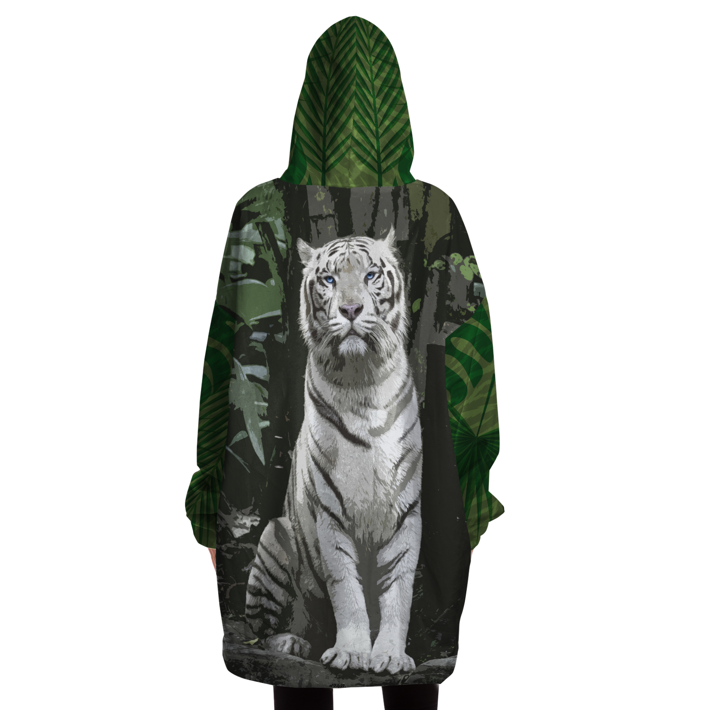 White Jungle Tiger - Cobija Hoodie
