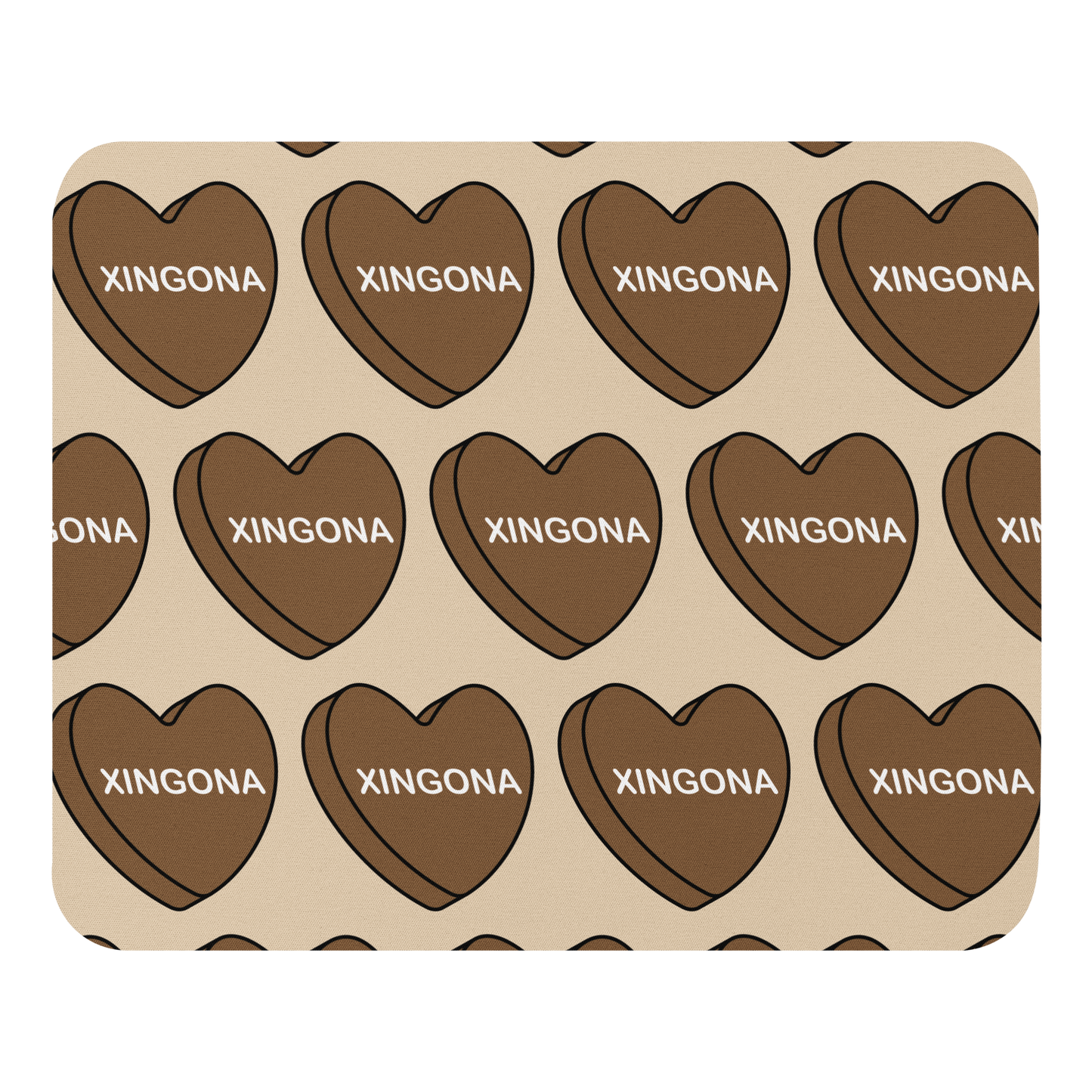 Xingona Candy Conversation Heart - Mouse pad
