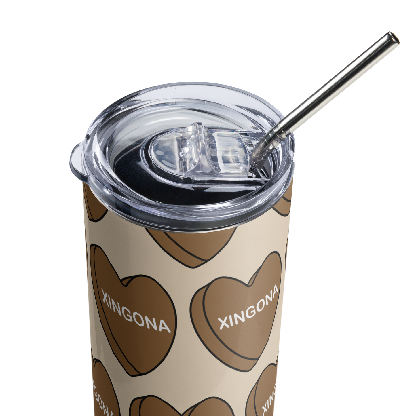 Xingona Candy Conversation Heart - Stainless steel tumbler